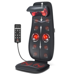 RENPHO Neck & Back Massage Cushion - S-Shaped - Black