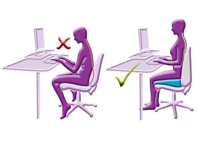 11° Degree Wedge Coccyx Cut Out