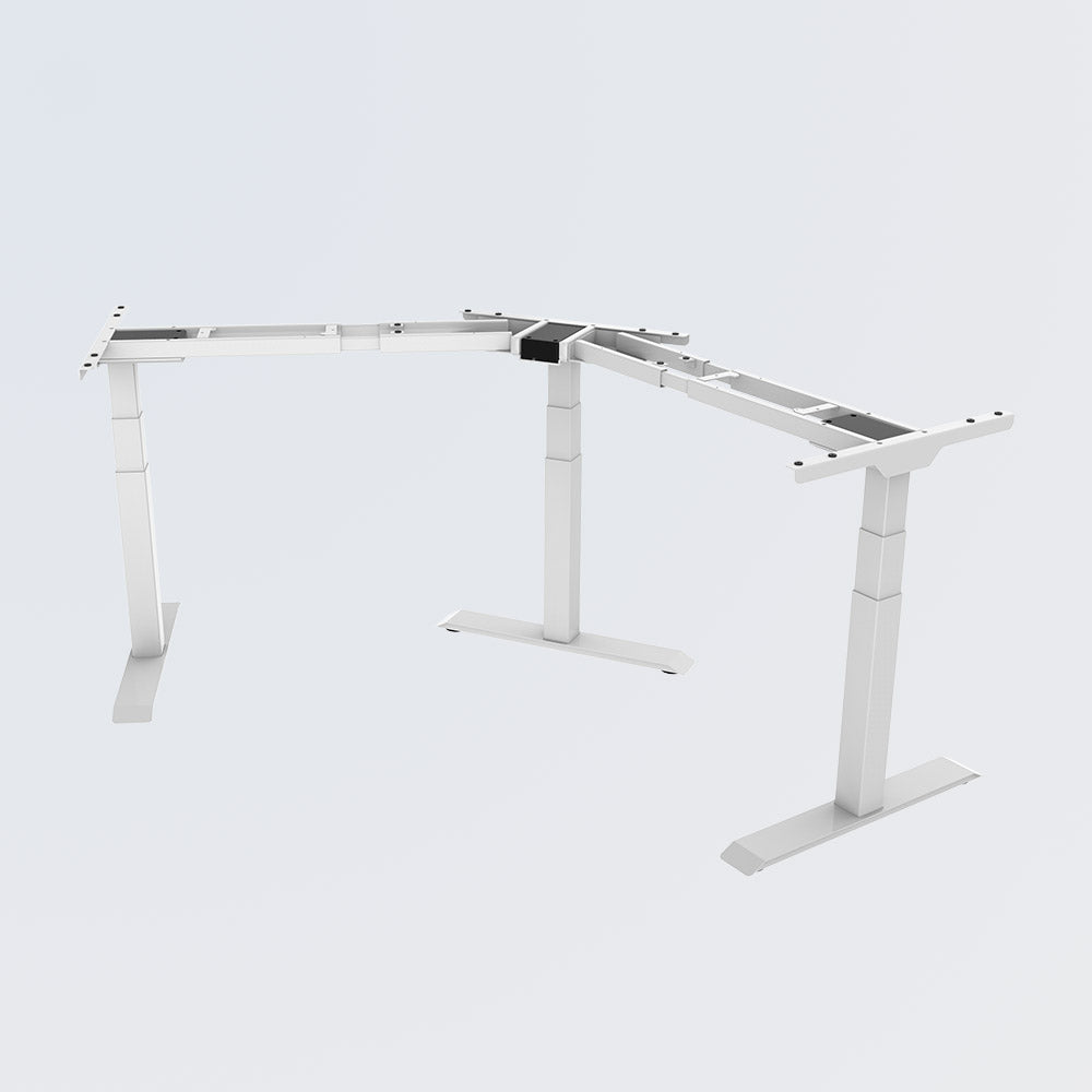 Adjustable Sit/Stand Desk - Triple Motor Frame - Corner Desk