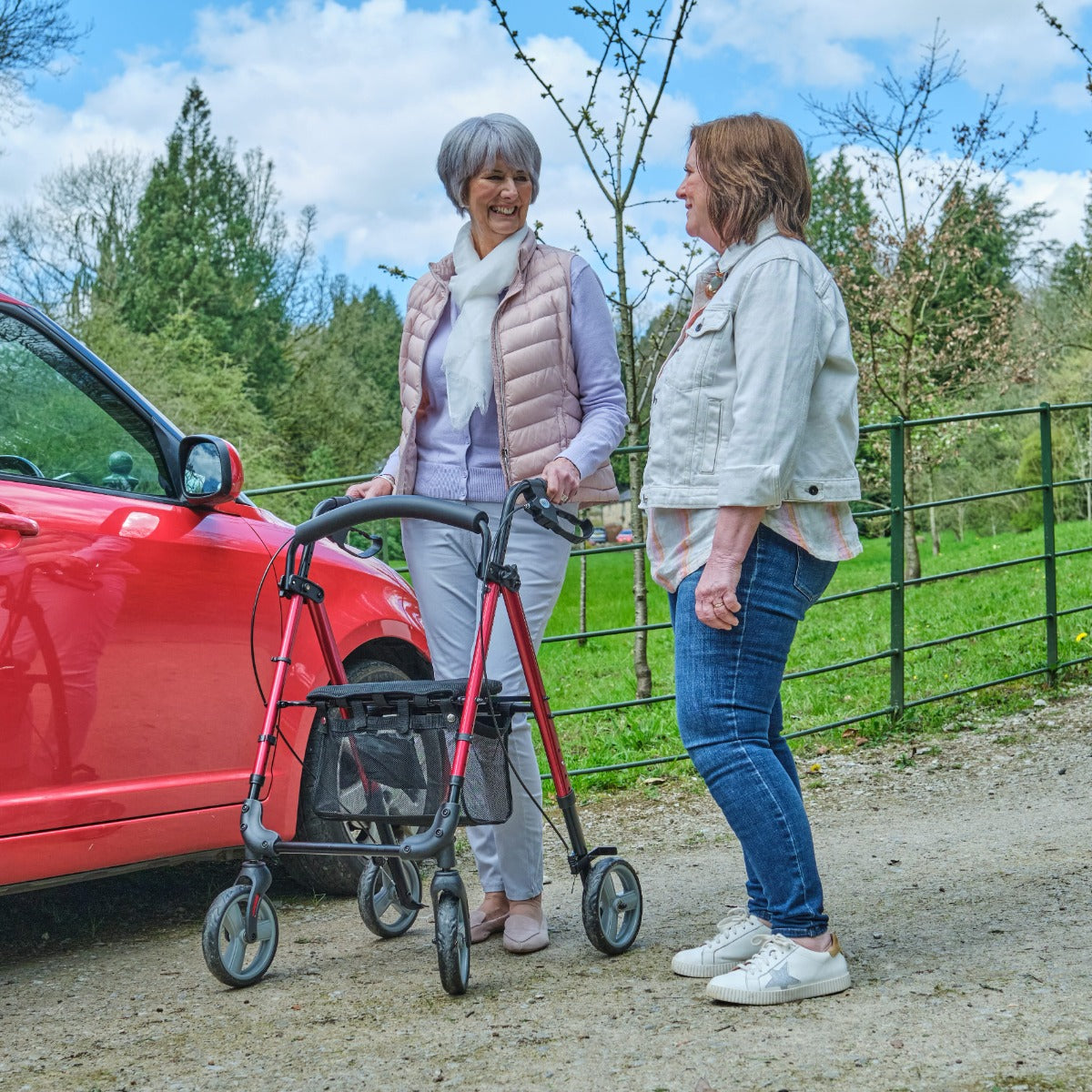 NRS Healthcare 4 Wheel Lightweight Rollator