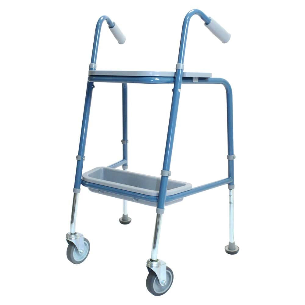 NRS Healthcare Duo Walking Trolley - Blue