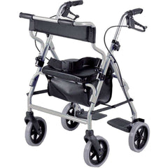 NRS Healthcare 2 In 1 Rollator & Transit Chair