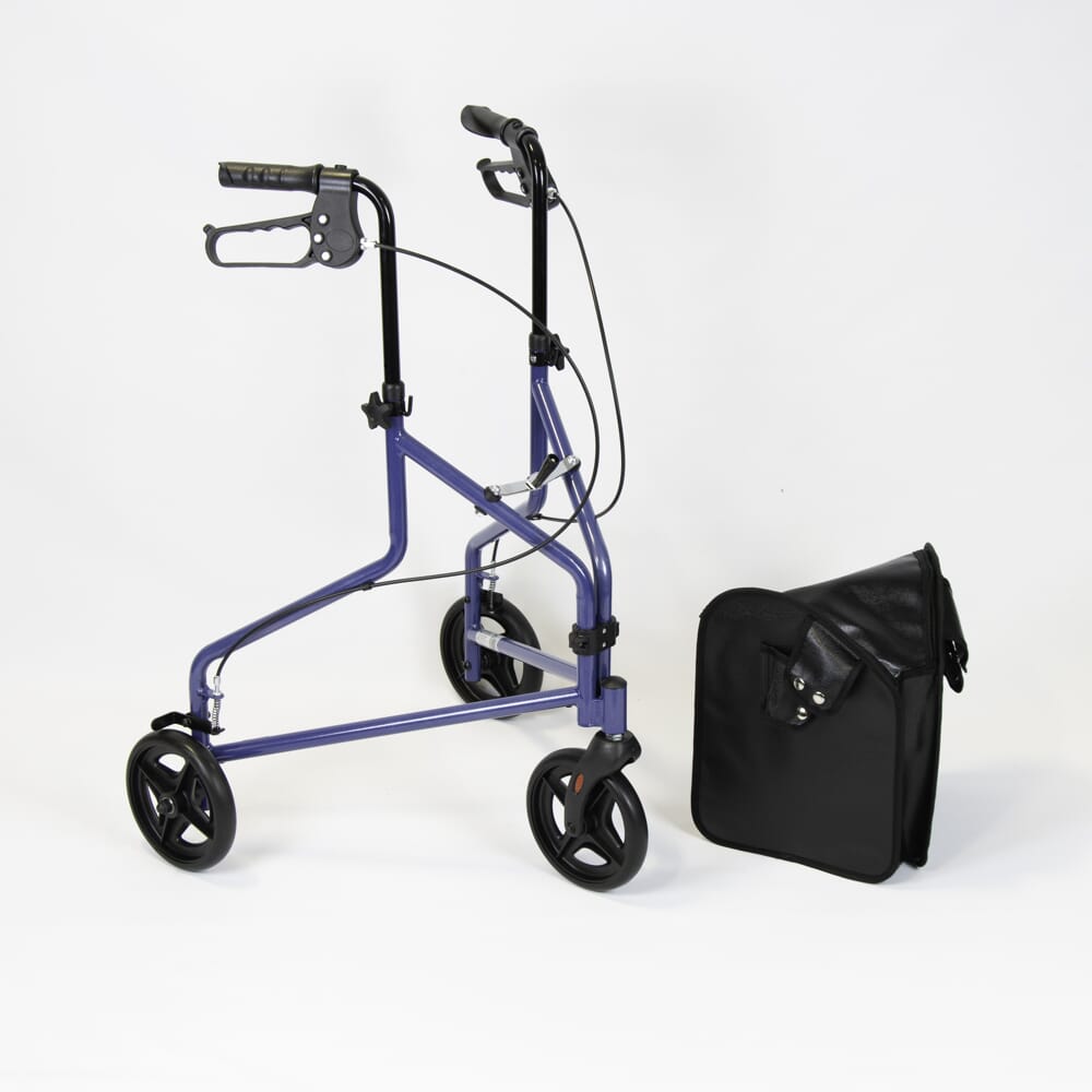 NRS Healthcare 3 Wheel Steel Rollator