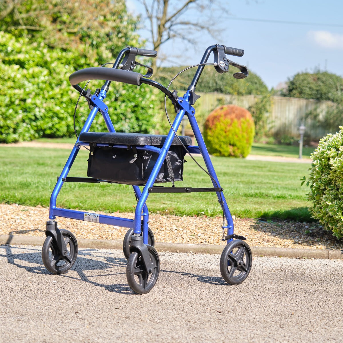 NRS Healthcare A-Series Lightweight 4 Wheel Rollator