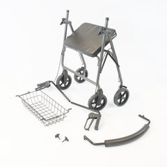 NRS Healthcare Bariatric 4 Wheel Aluminium Rollator