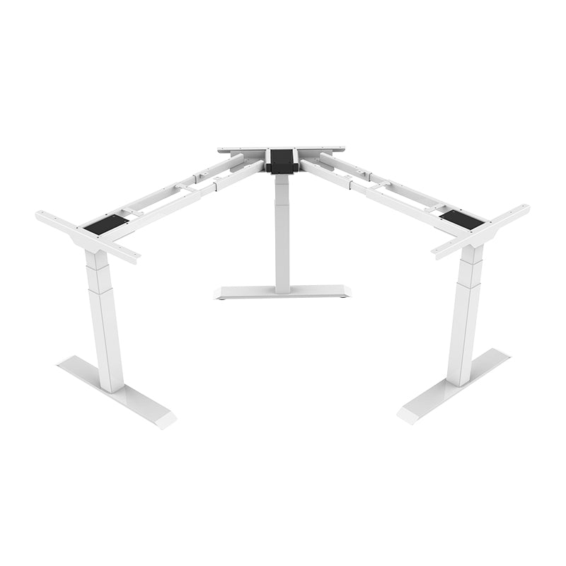 Adjustable Sit/Stand Desk - Triple Motor Frame - Corner Desk