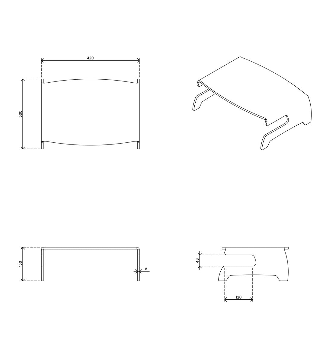 Addit Monitor Riser 66