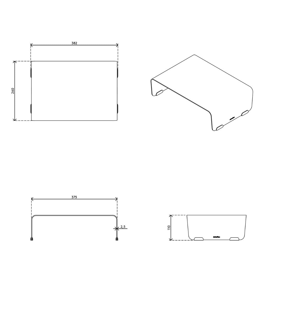 Addit Bento Monitor Riser 11