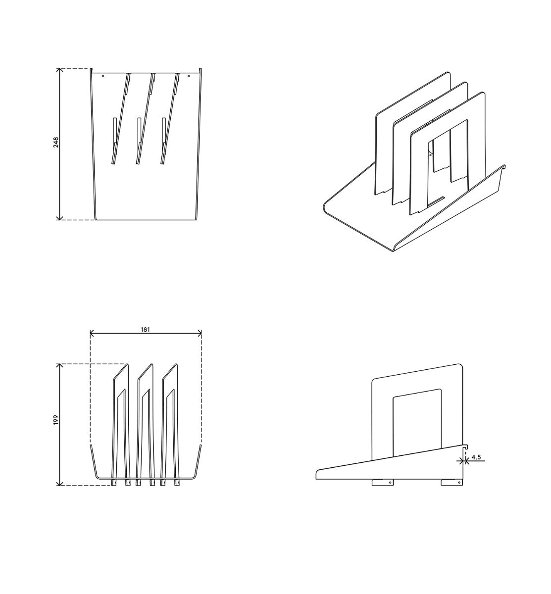 Viewlite Binder Tray