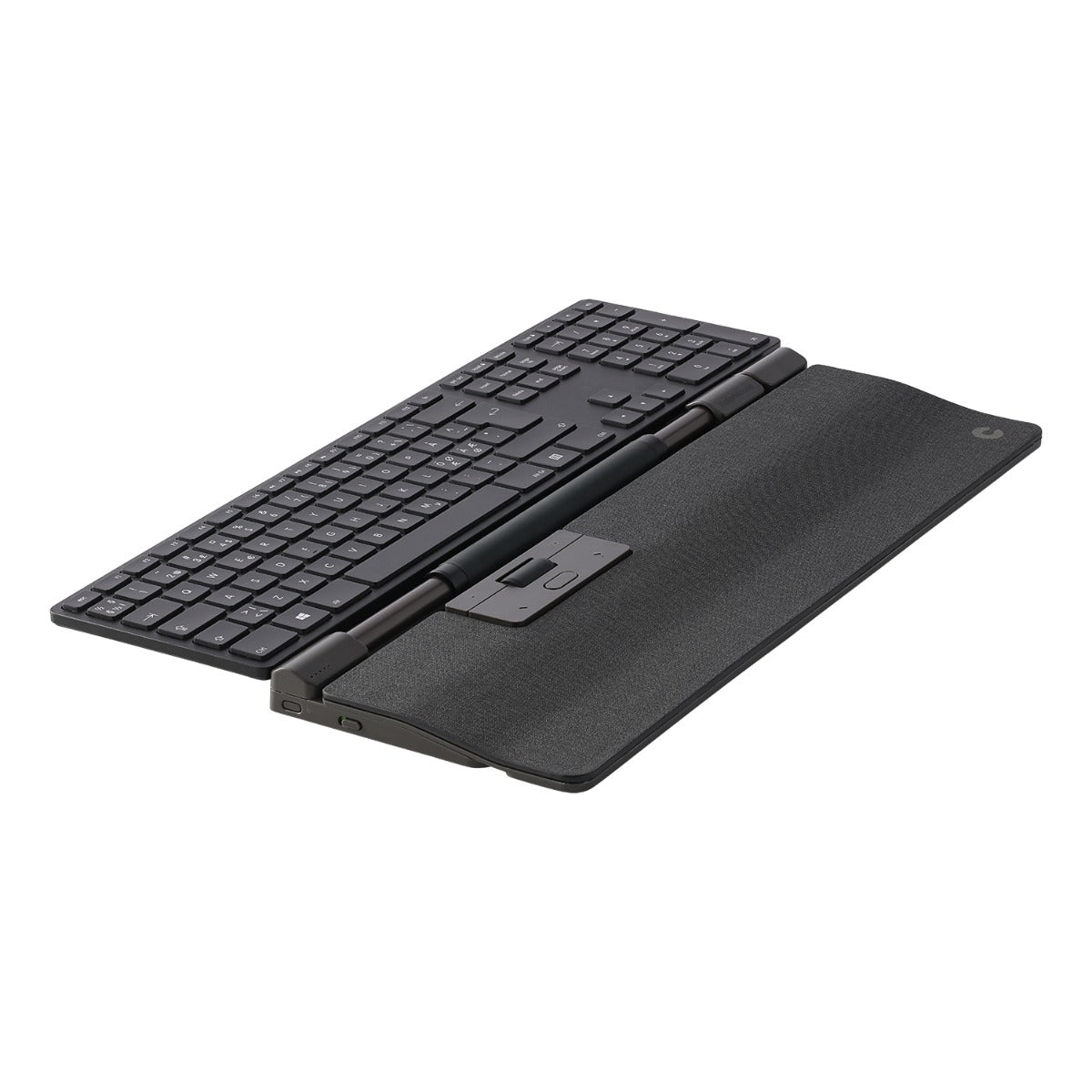 Contour Design RollerMouse Pro (Wired) with Extended wrist rest in fabric Dark Grey