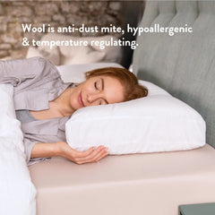 Putnams Height Adjustable British Wool Pillow
