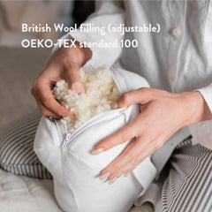 Putnams Natural British Wool Knee Pillow