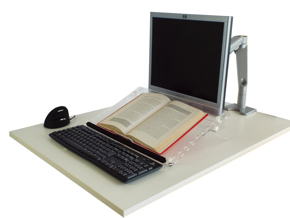 Ergonomic Cafe Clear Copy Document and Book Holder