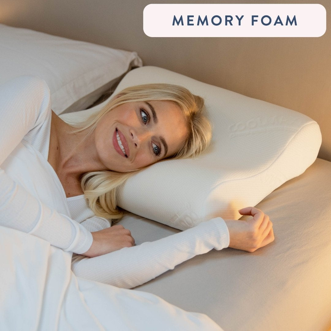 Anti-Snore Memory Foam Contour Pillow