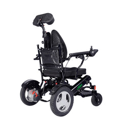 JBH Folding Electric Wheelchair with Headrest