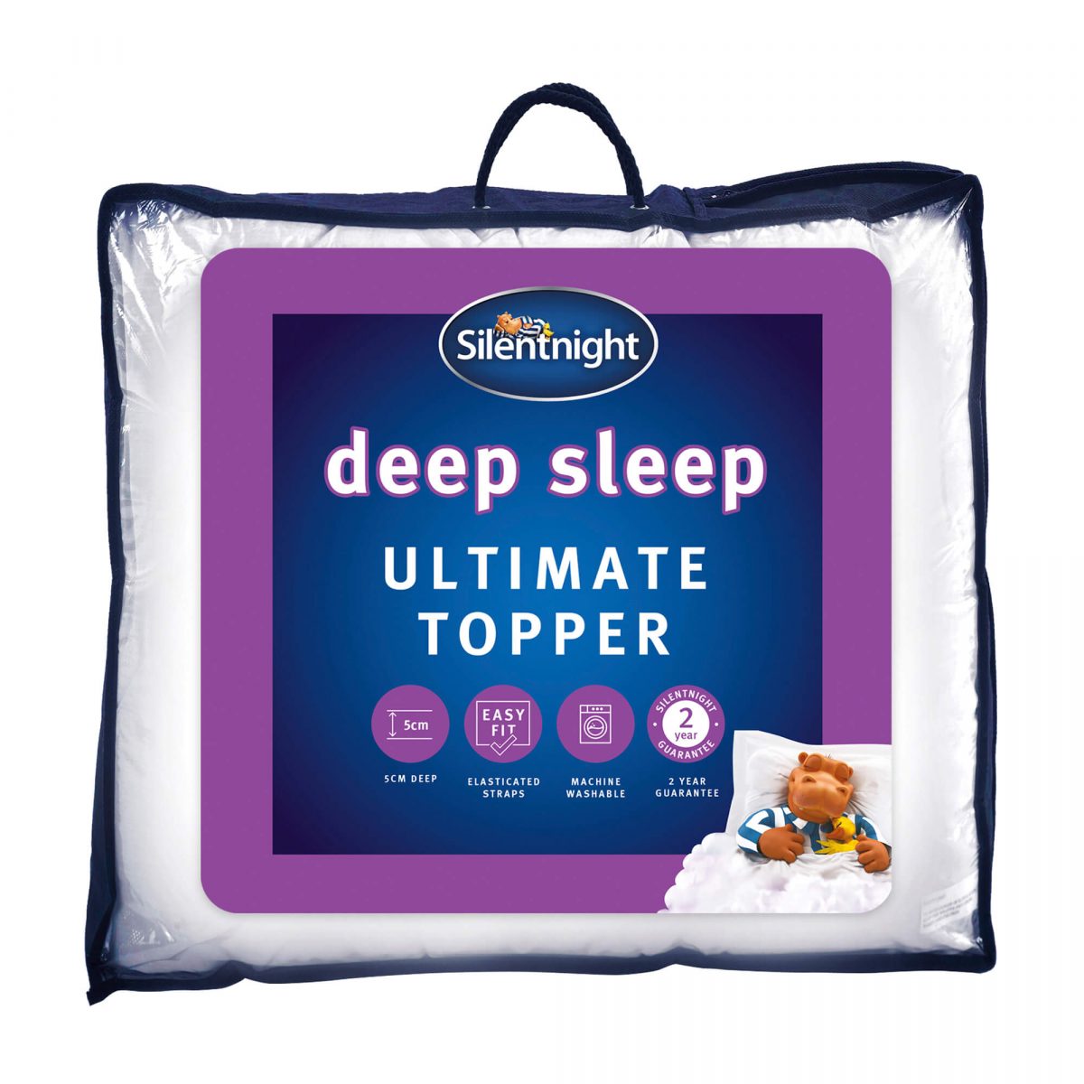 Silentnight Ultieme diepe slaaptopper - Extra dikke diepe matrastopper Luxe katoen zacht - Machinewasbaar Ondersteuning Bedtoppers Hoezen Pad Silentnight Ultieme diepe slaaptopper - Extra dikke diepe matrastopper Luxe katoen zacht - Machinewasbaar Ondersteuning Bedtoppers Hoezen Pad