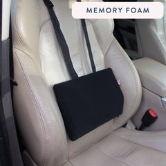 Duo Car Back Support Cushion - Memory Foam