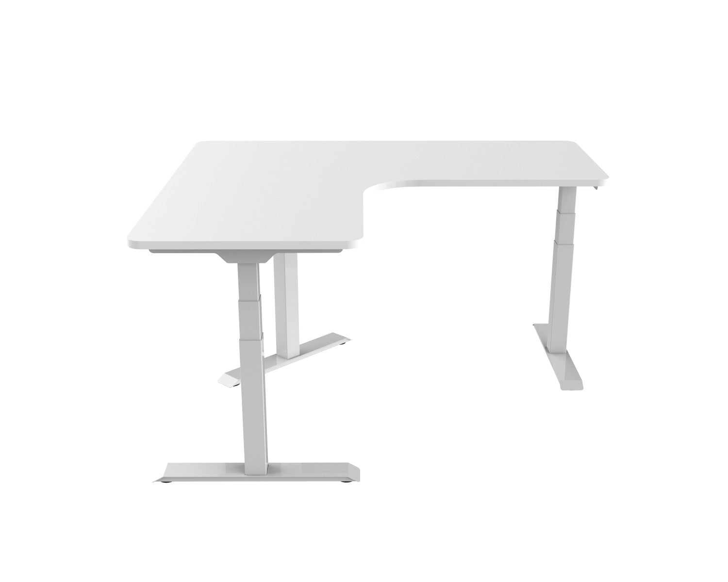 Adjustable Sit/Stand Desk - Triple Motor Frame - Corner Desk