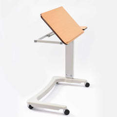 NRS Healthcare Easylift Beech Split Top Overbed Table