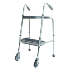 NRS Healthcare Duo Walking Trolley - Grey