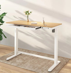 An adjustable desk at home