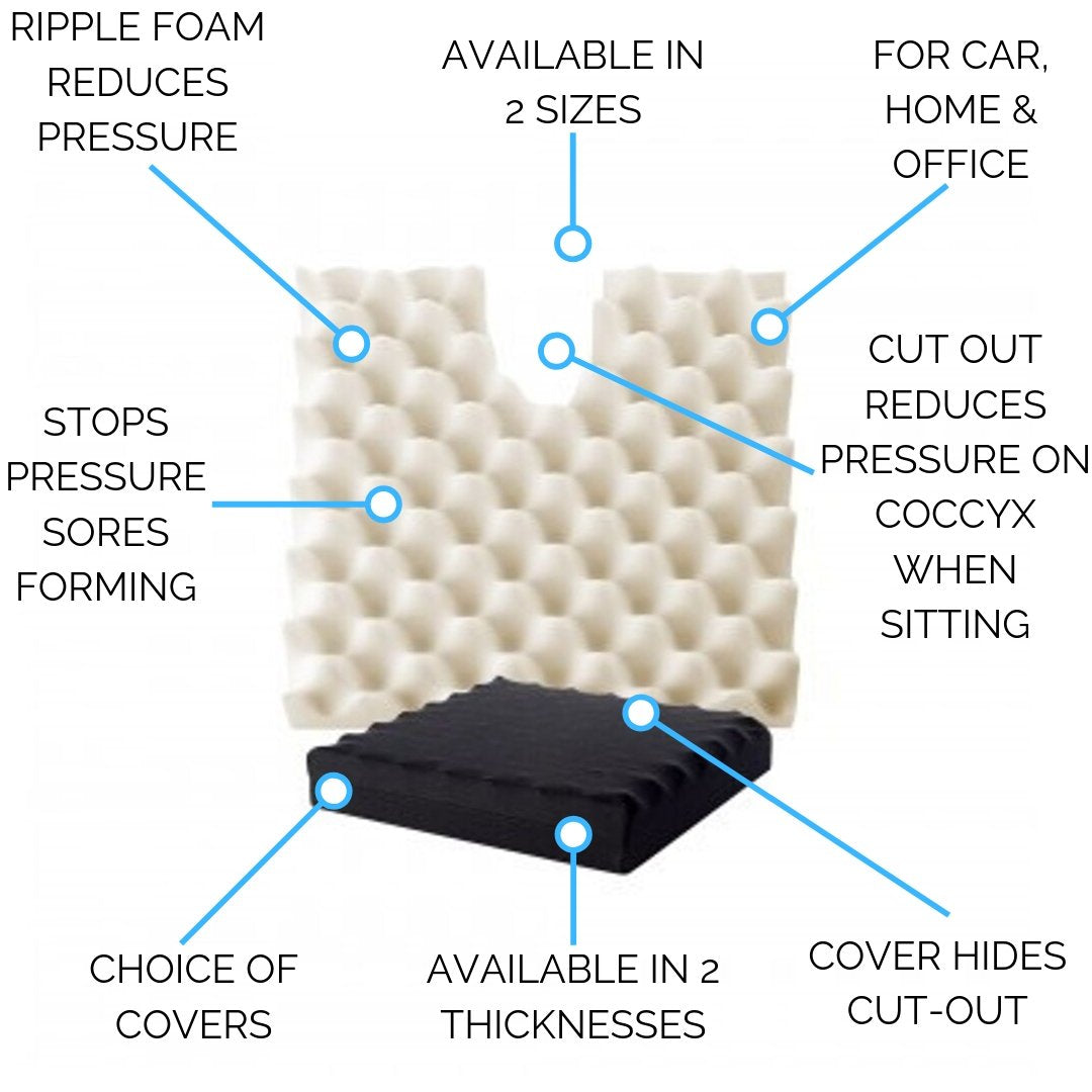 Sero Pressure Cushion Coccyx Cut Out