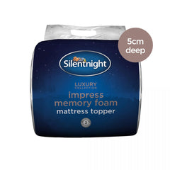 Silentnight Impress Memory Foam Mattress Topper – 5cm