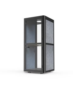 1-Person Acoustic Pod Phone Booth - Easy & Fast Installation