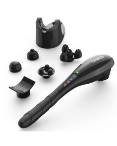 RENPHO Cordless Hand Held Massager - Dock Charged - Black
